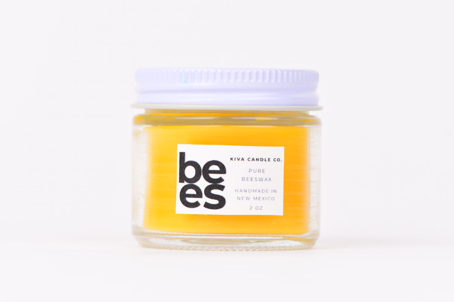 mini beeswax candle