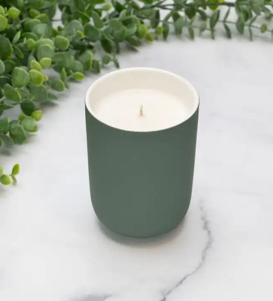 Cactus Flower & Jade - Medium 8 oz Ceramic Jar